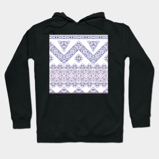 Arabic ornate violet pattern Hoodie